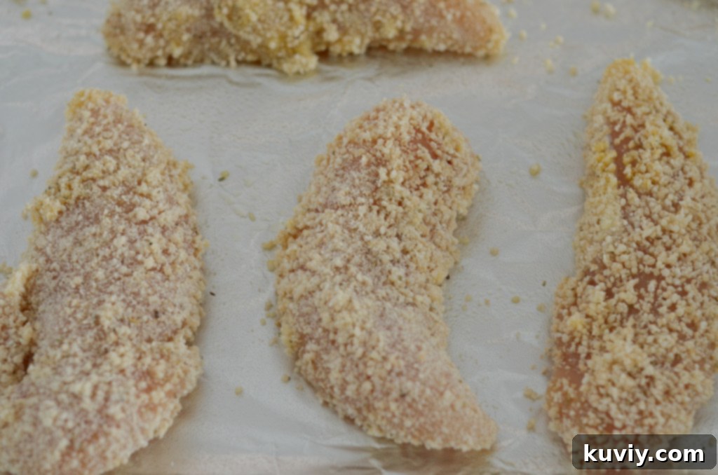 Air Fryer Garlic Parmesan Chicken Tenders tips