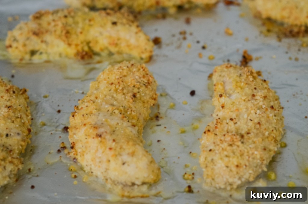 Air Fryer Garlic Parmesan Chicken Tenders cooking