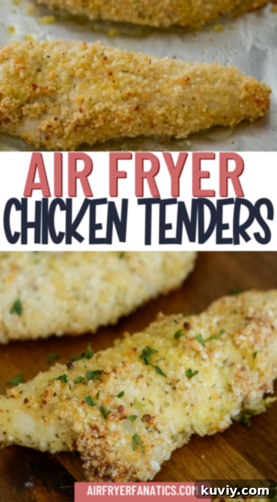 Air Fryer Garlic Parmesan Chicken Tenders