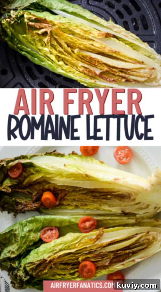 Crispy Air-Fried Romaine 7 AIR FRYER ROMAINE LETTUCE