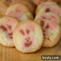 Air Fryer Pillsbury Sugar Cookies stack with sprinkles