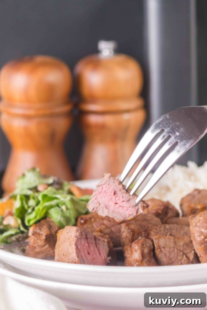 The Ultimate Sweet and Savory Air Fryer Orange Beef Skewers 7 air fryer orange beef skewers