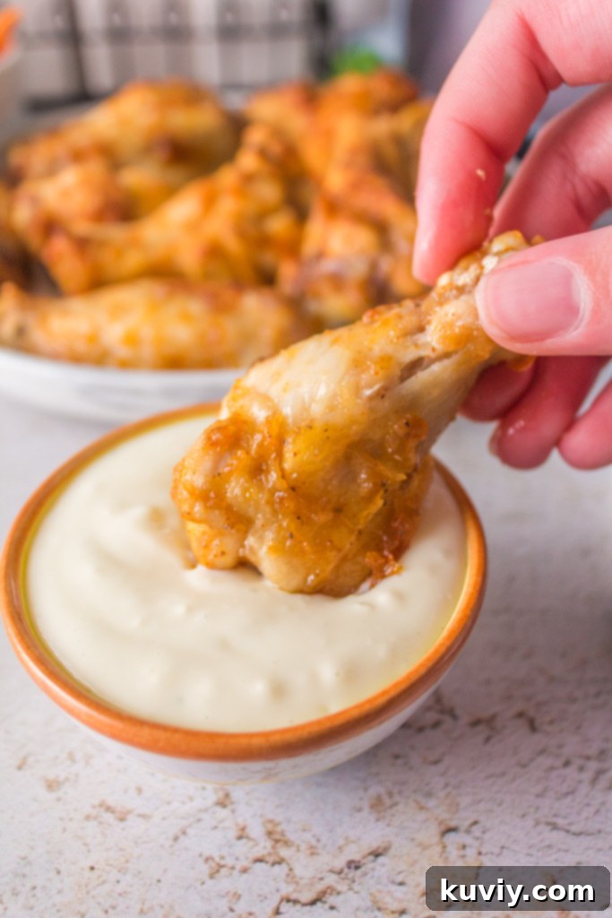 frozen chicken wings in the air fryer