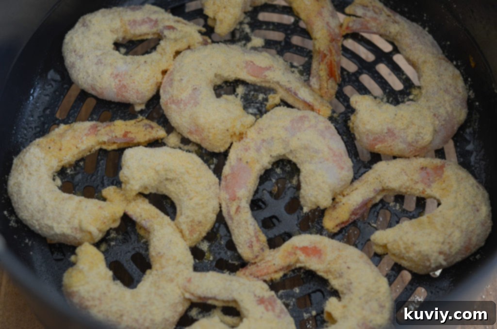 air fryer shrimp in Ninja Foodi