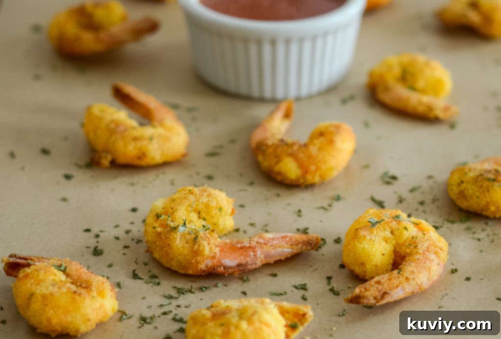 air fryer shrimp batches