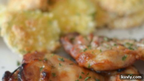Delicious gluten-free air fryer glazed chicken thighs