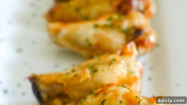 Air Fryer Honey Garlic Chicken Wings for a party