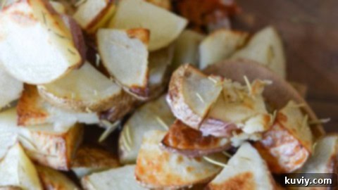 Easy air fryer roasted potatoes, a great side dish