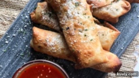 Crispy Air Fryer Pizza Egg Rolls