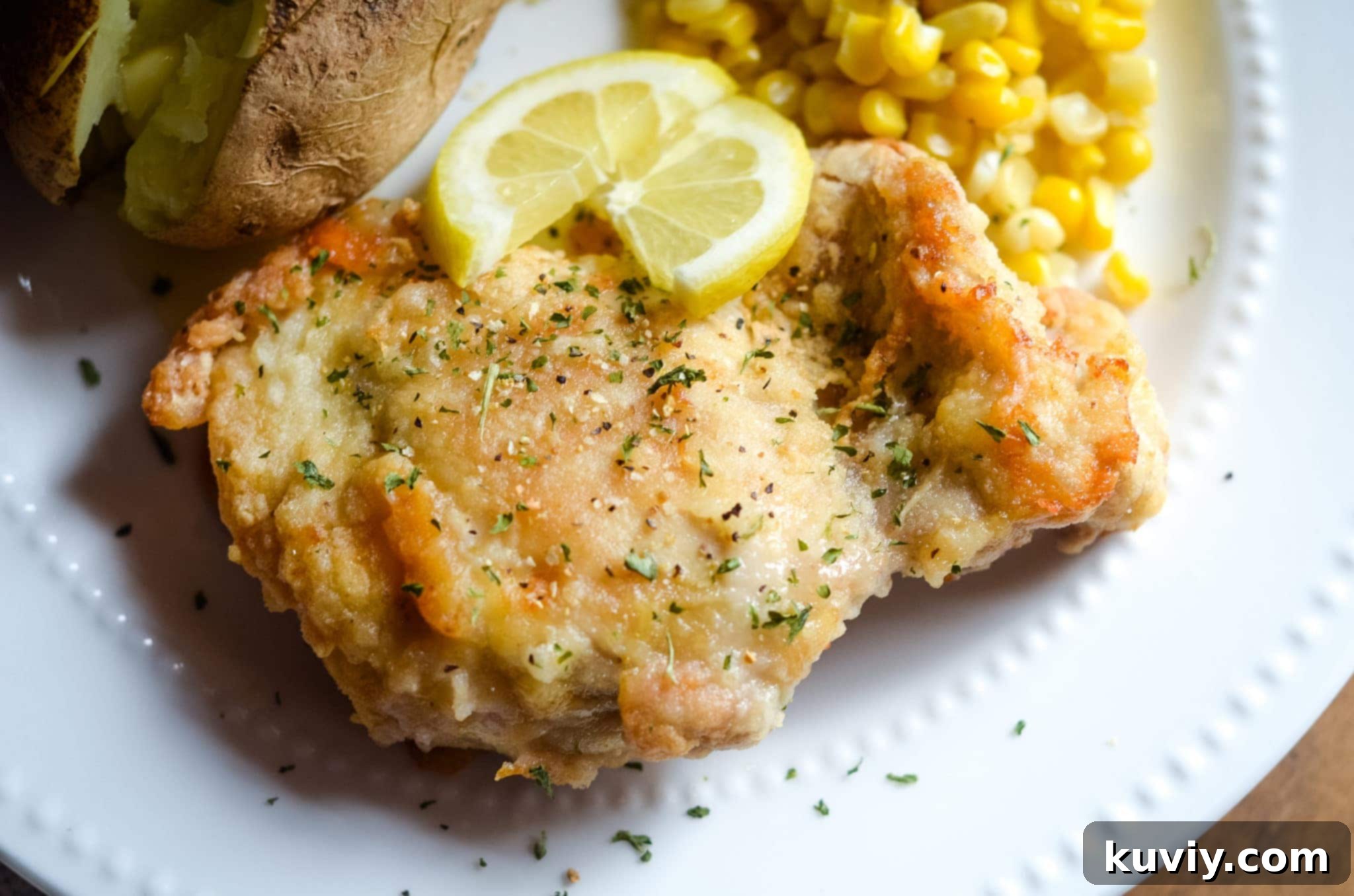 Air Fryer Lemon Pepper Fried Chicken – chicken cooking in air fryer