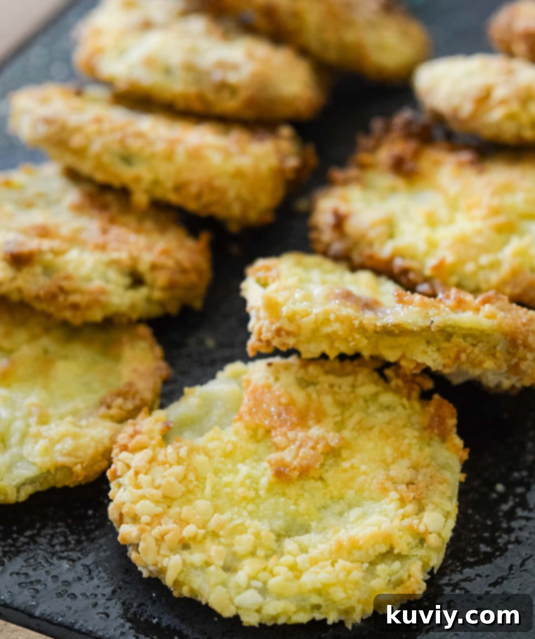 Crispy Air Fryer Fried Green Tomatoes (Gluten-Free)