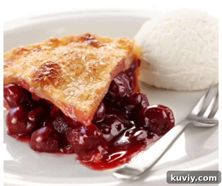 Air Fryer, Homemade Cherry Pie for dessert