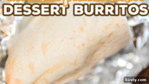 Air Fryer Dessert Burritos