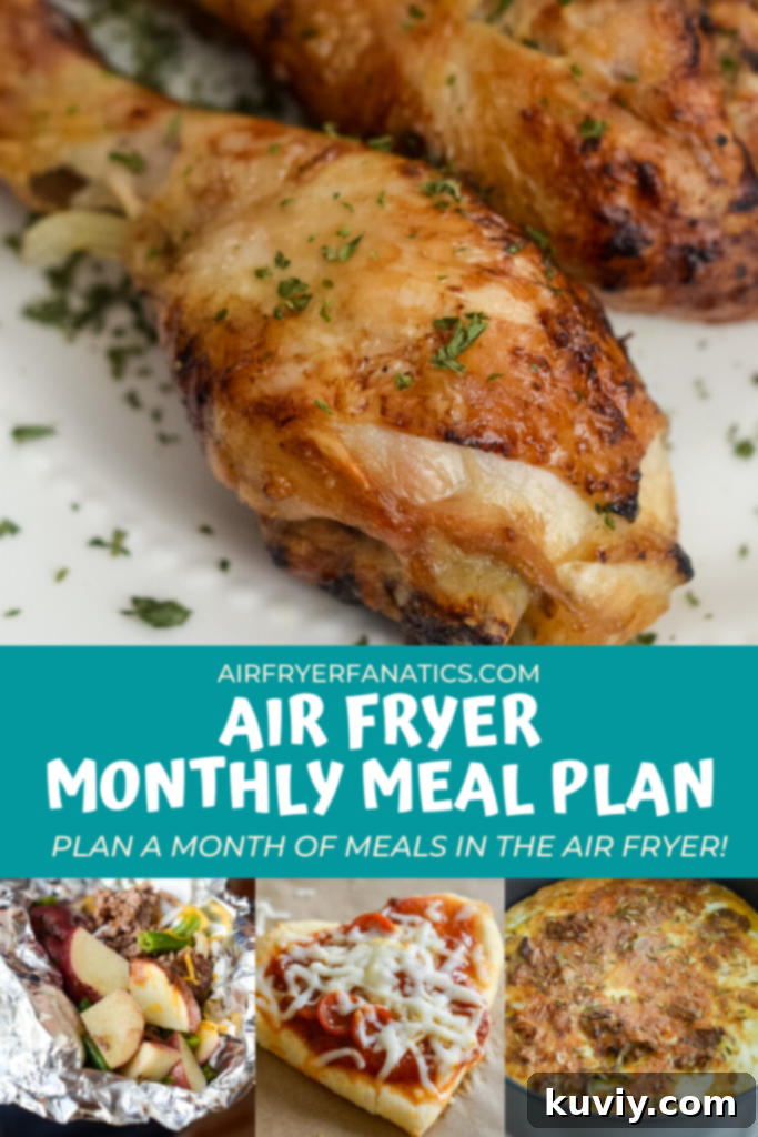 Monthly Air Fryer Meal Plan Overview