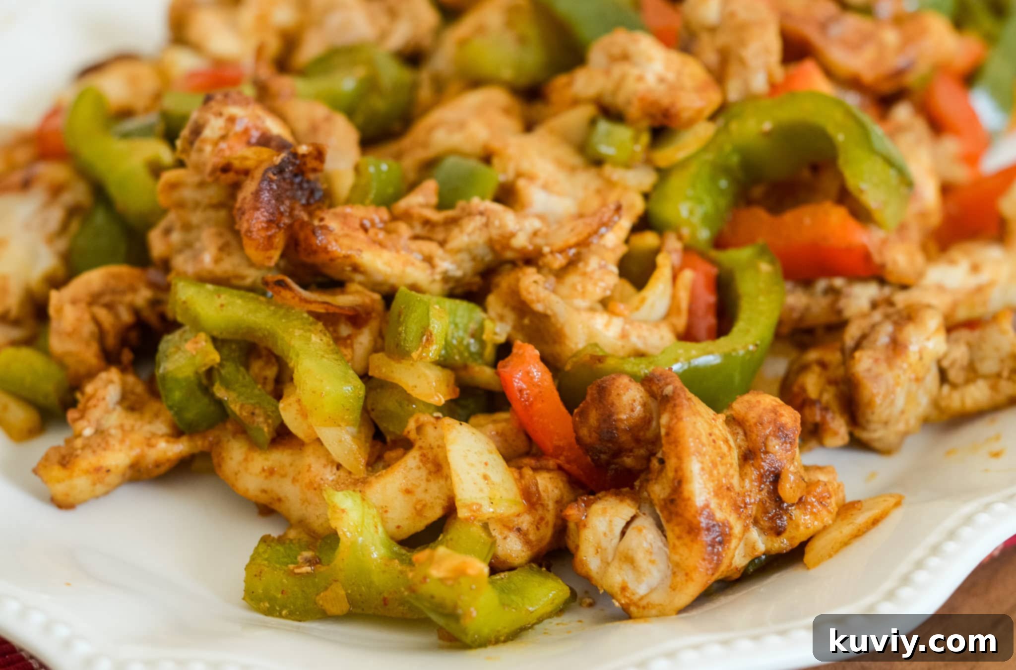 Air Fryer Chicken Fajitas - A quick and flavorful main dish