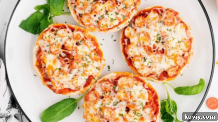 Easy Air Fryer Pizza Bagels - A fun, kid-friendly meal