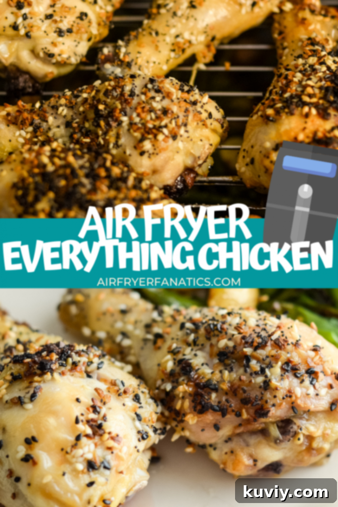Air Fryer Crispy Chicken Drumsticks 10 AIR FRYER EVERYTHING CHICKEN
