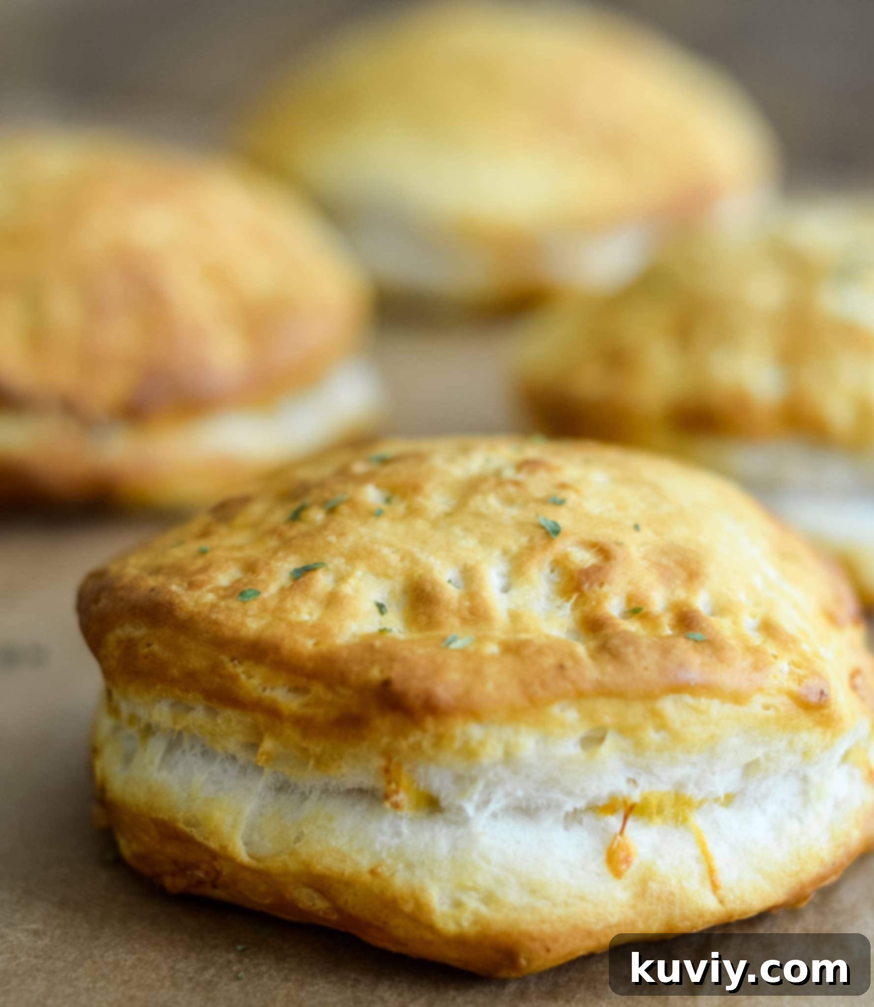 Golden brown Air Fryer Cheeseburger Pockets fresh out of the air fryer