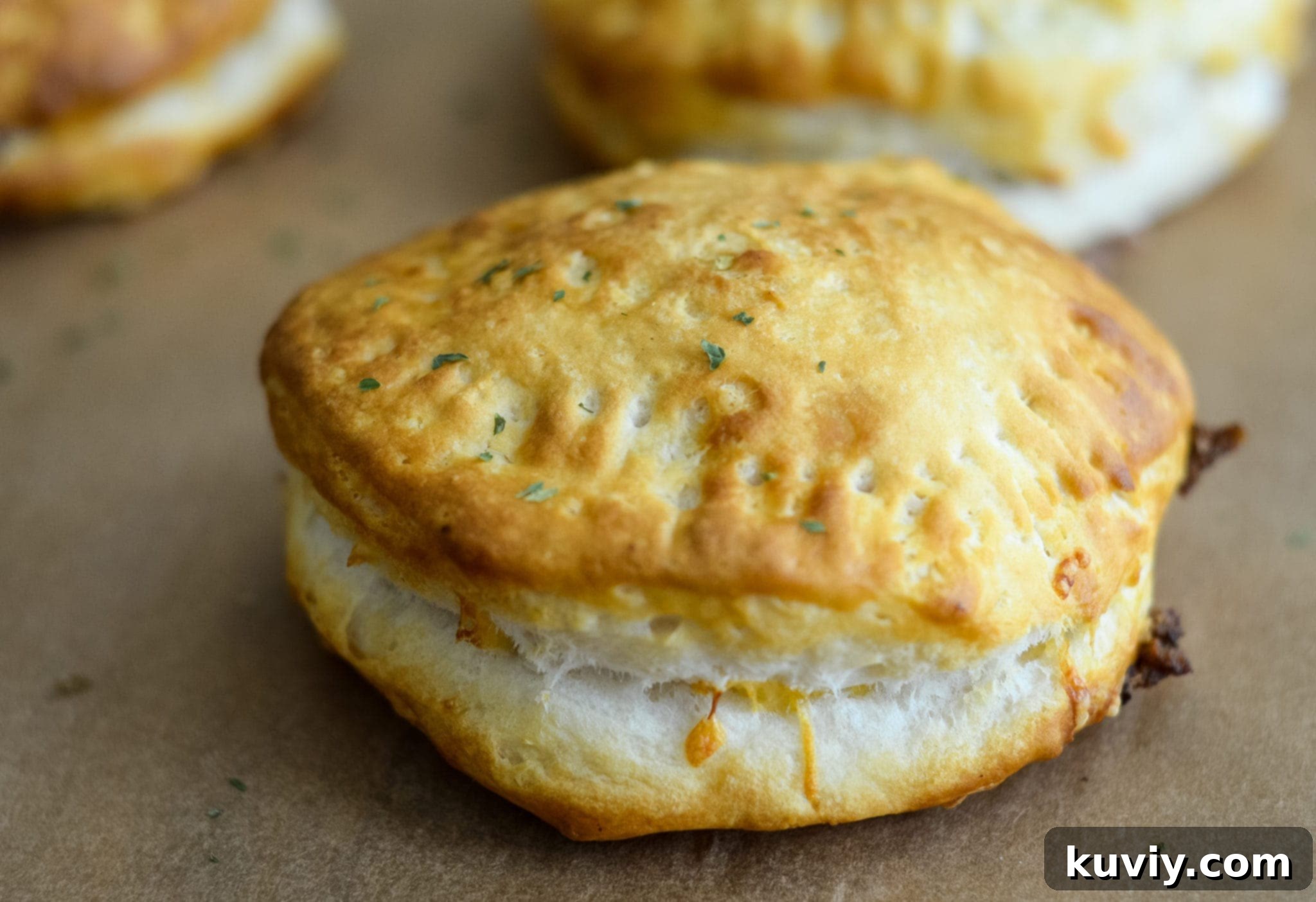 Hand sealing a cheeseburger pocket with a fork before air frying