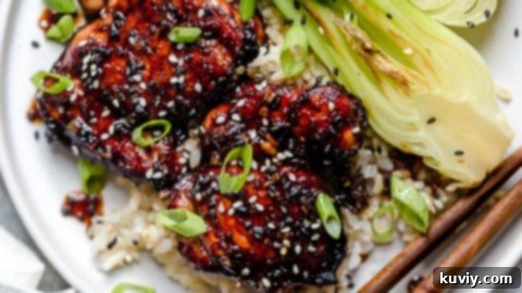 Air Fryer Asian-Glazed Boneless Chicken Thighs