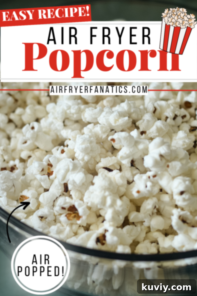 air fryer popcorn