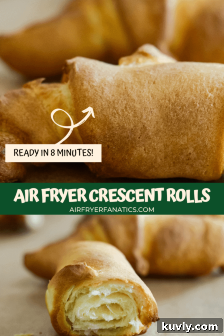 Whip Up Air Fryer Crescent Rolls in Eight Minutes 7 Easy Air Fryer Crescent Rolls
