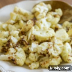 Crispy Air Fryer Roasted Cauliflower