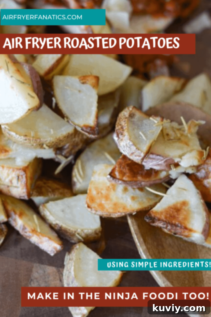 Air Fryer Roasted Potatoes, a simple and crispy side dish.
