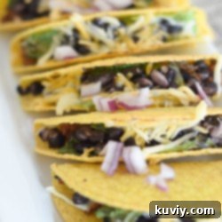 Delicious Crispy Air Fryer Tacos ready to eat
