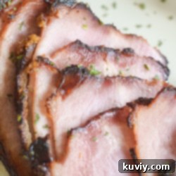 Air Fryer Brown Sugar Glazed Ham 6 Easy Air Fryer Ham with brown sugar glaze