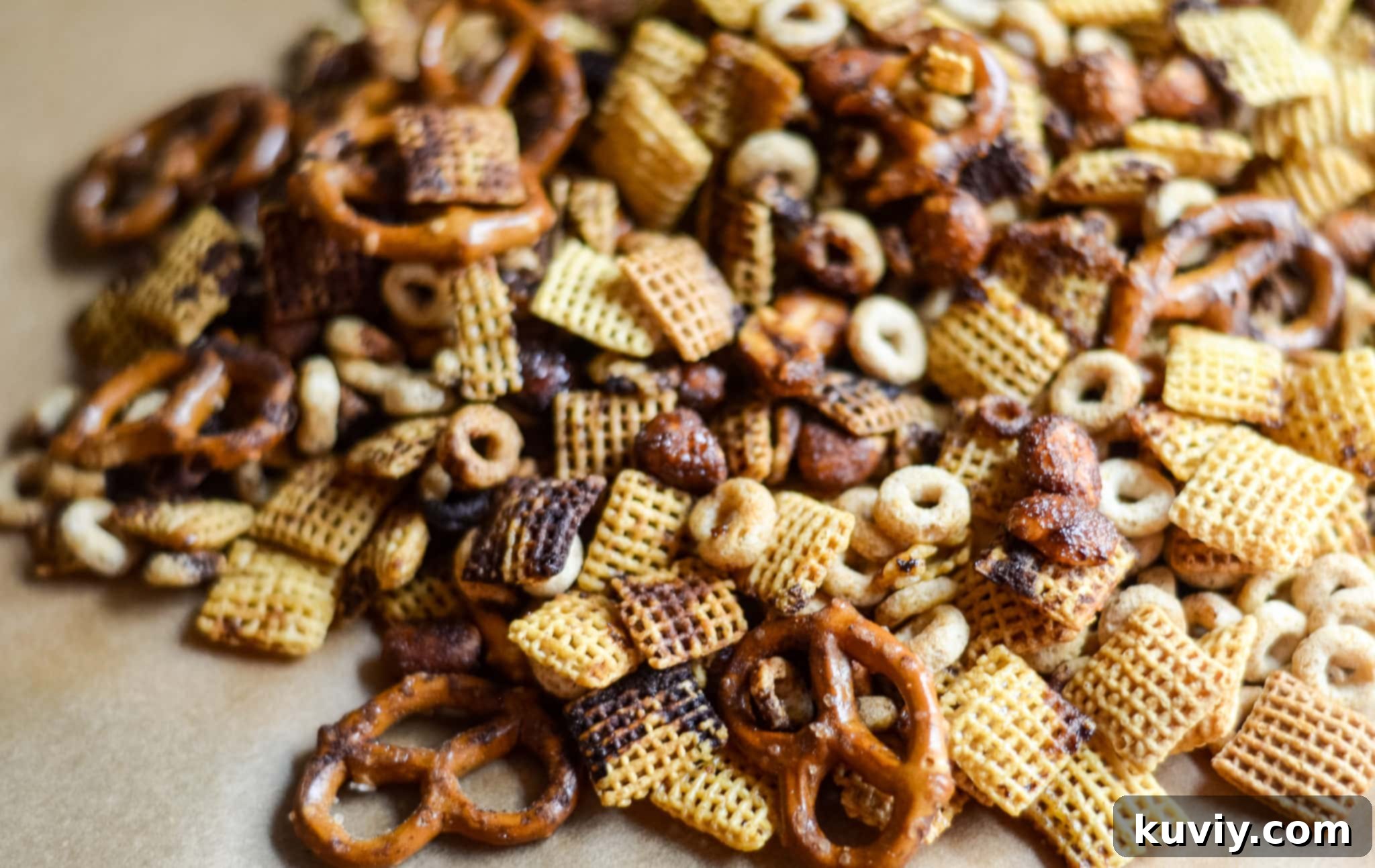 Crispy Gluten-Free Air Fryer Chex Mix 4 Air Fryer Chex Mix (Gluten-Free)