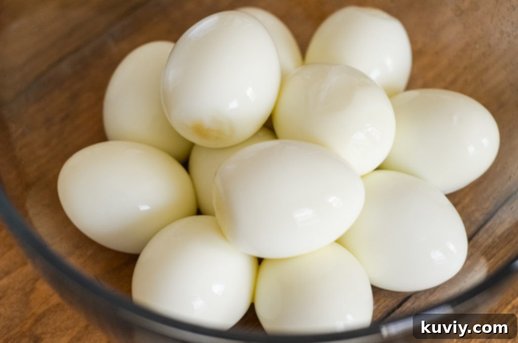 Perfectly Peelable Air Fried Hard Boiled Eggs 5 air fryer hard boiled eggs