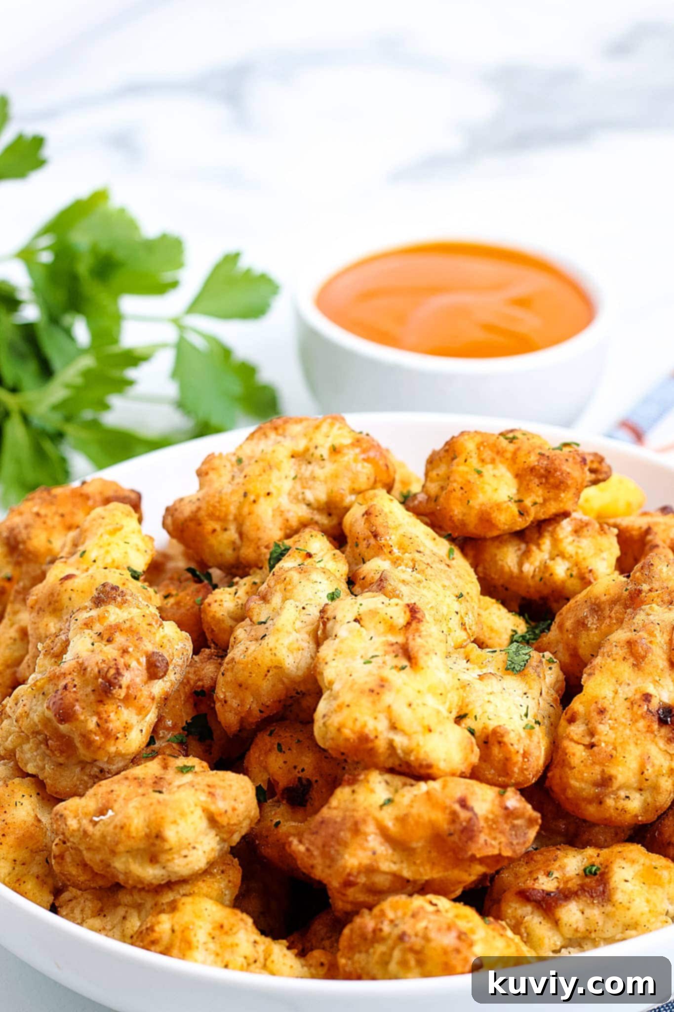 Air Fryer Popcorn Chicken (Gluten-Free)