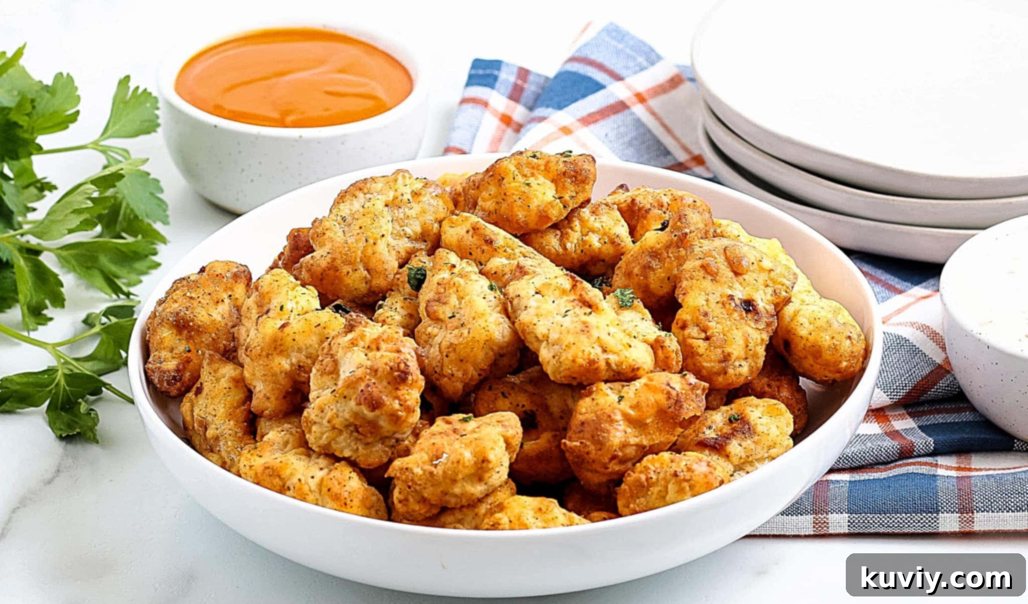 Air Fryer Popcorn Chicken (Gluten-Free)