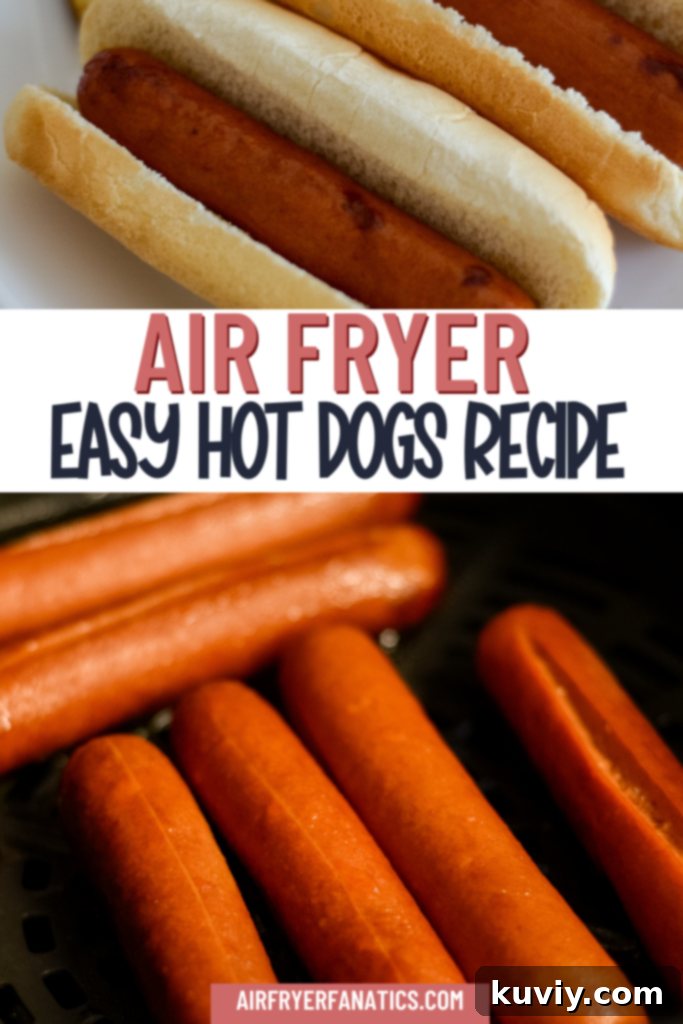 Instant Air Fryer Hot Dogs 5 Minutes 7 EASY AIR FRYER HOT DOGS