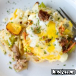 Delicious Air Fryer Sausage Breakfast Casserole