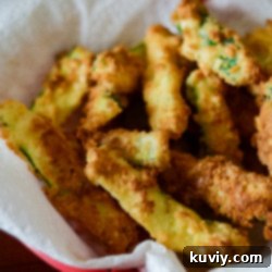 Air Fryer Zucchini Fries with dipping sauce