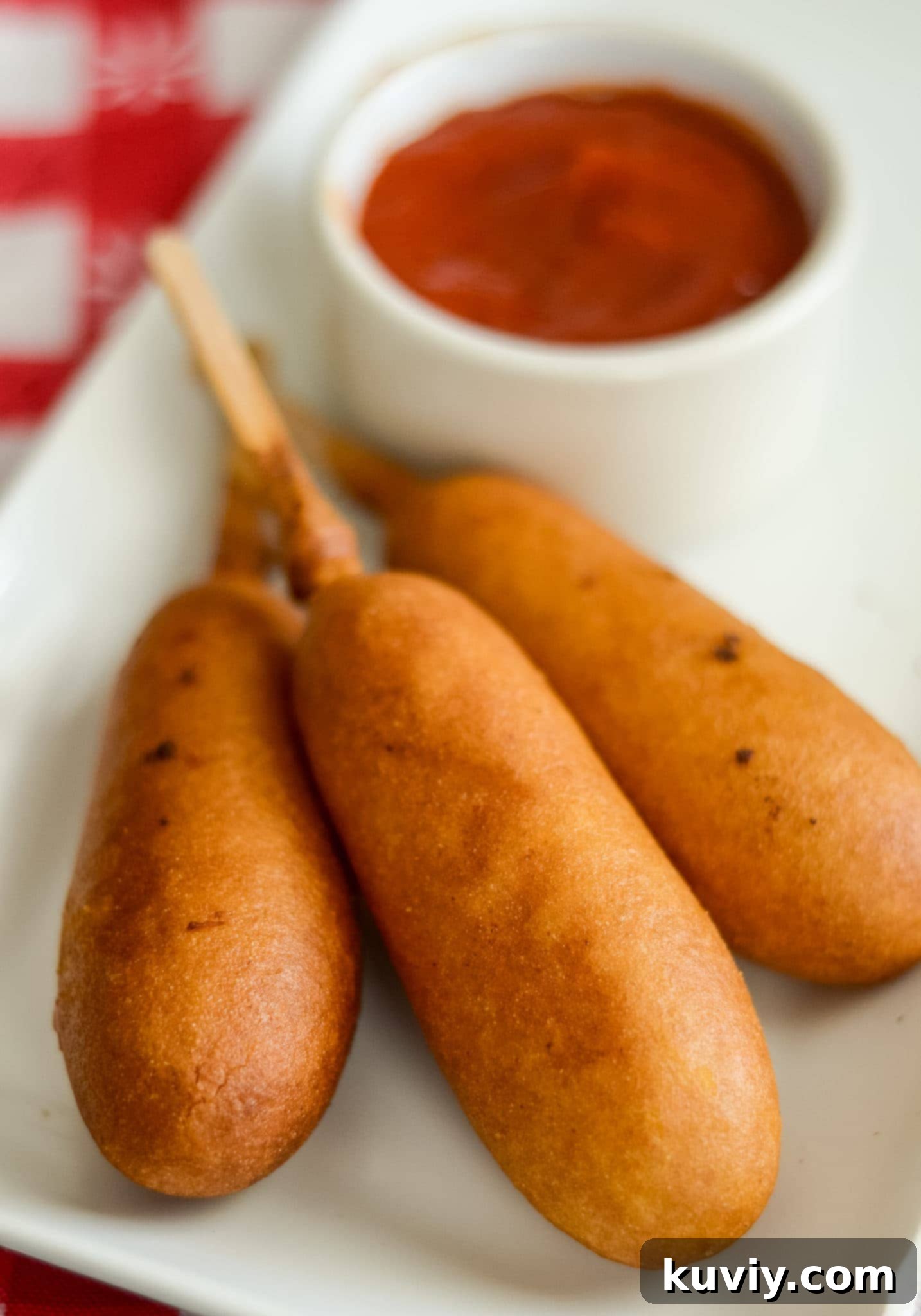 Crispy Air Fryer Frozen Corn Dogs 2 Air Fryer Corn Dogs (From Frozen)