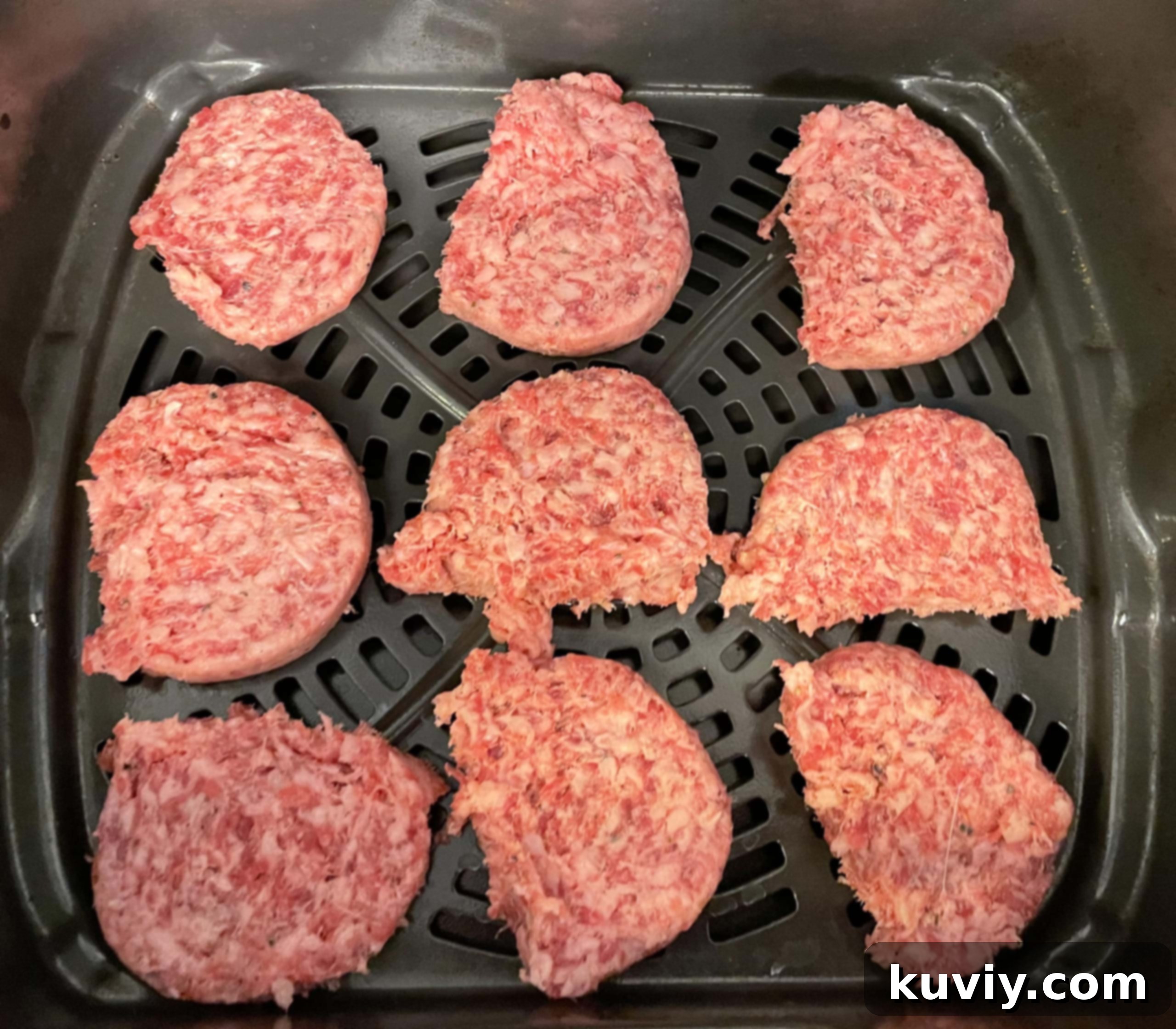 Air Fryer Sausage Patties in 8 Minutes!