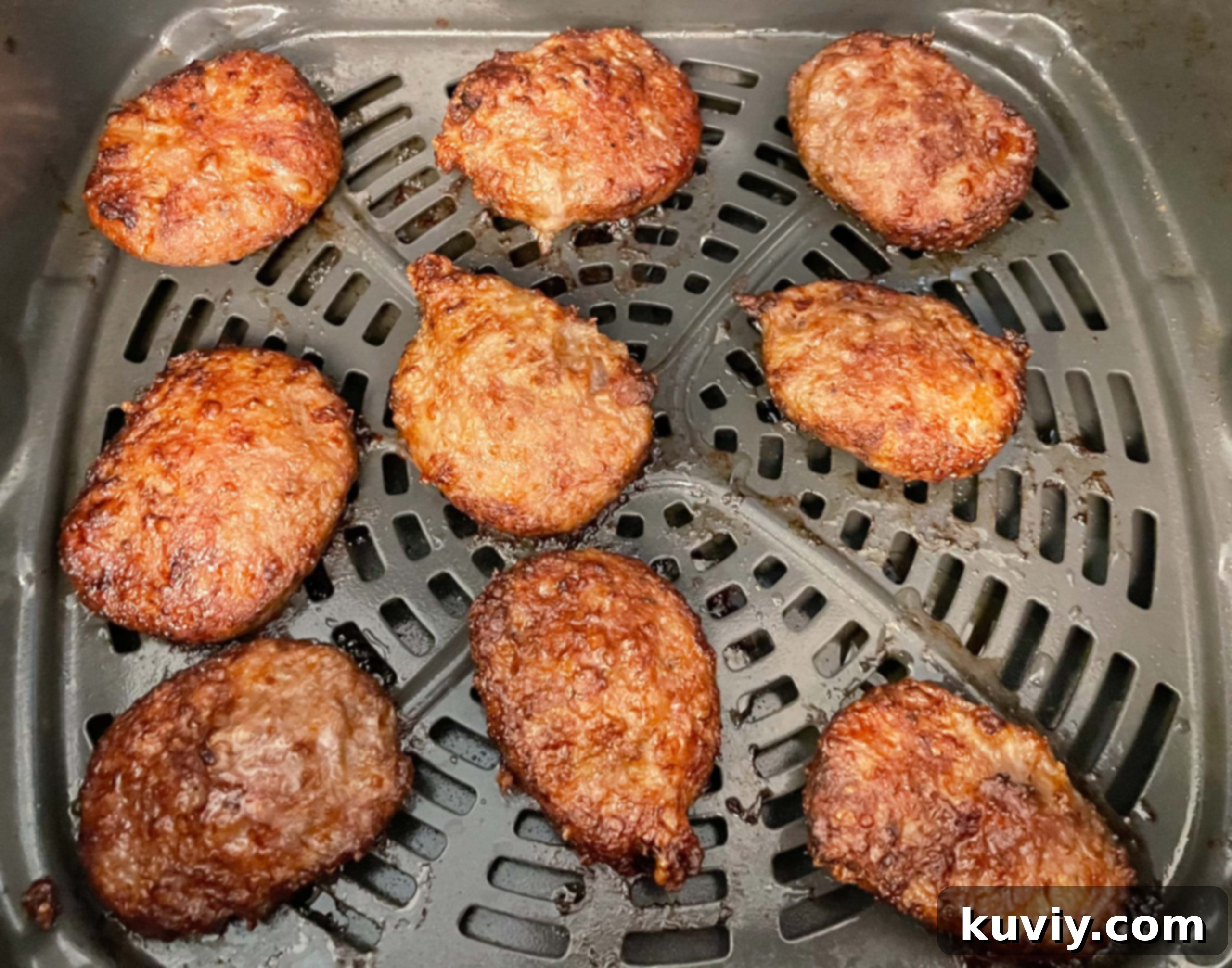 Air Fryer Sausage Patties in 8 Minutes!