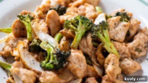 Air Fried Chicken and Broccoli