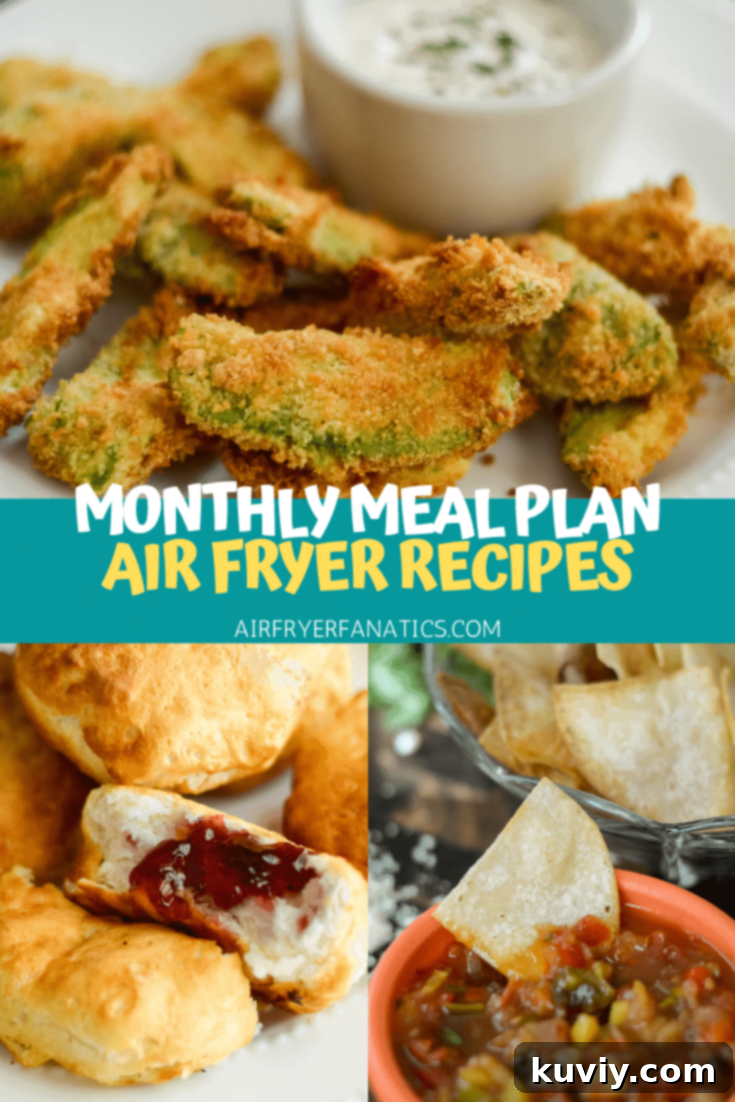 air fryer meal plan
