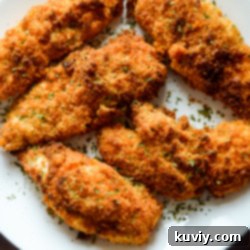 Air Fryer Buffalo Chicken Tenders in a basket
