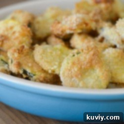 Air Fryer Fried Zucchini & Yellow Squash on a plate