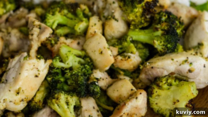 Air Fryer Chicken and Broccoli