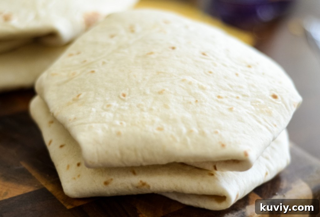 Expertly folded crunchwrap ready for the air fryer