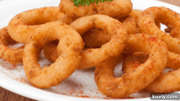 Crispy Air Fryer Frozen Onion Rings