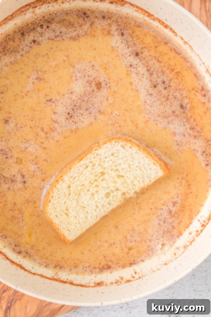 air fryer pumpkin french toast sticks ready to be dipped