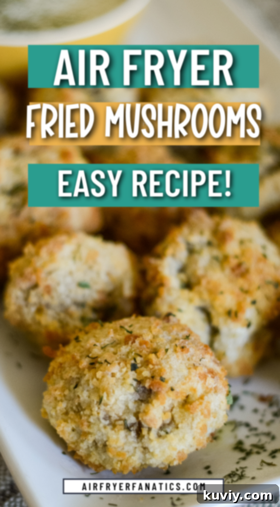 air fryer fried mushrooms