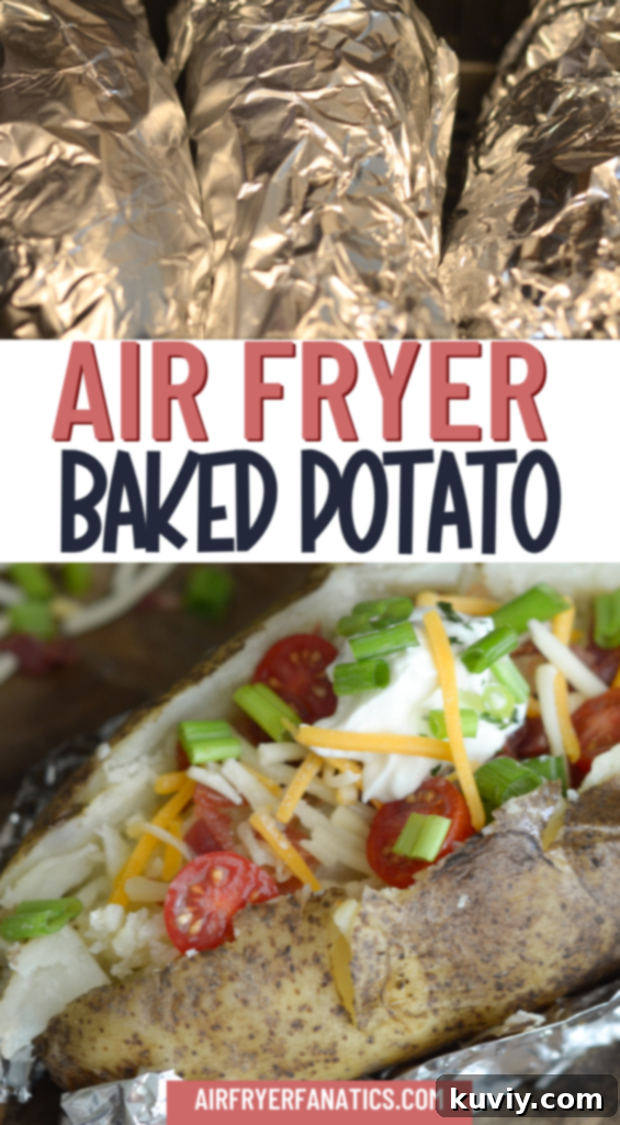 air fryer baked potato